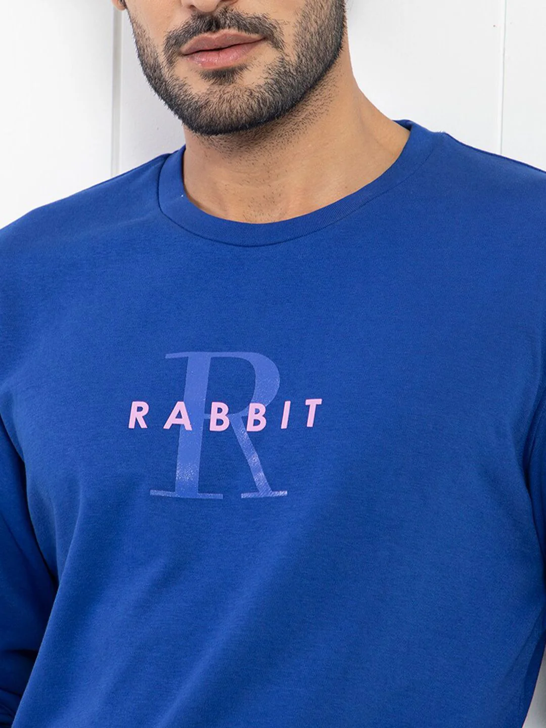RARE RABBIT Men Brewet Typography Printed Sweatshirt - Image 2