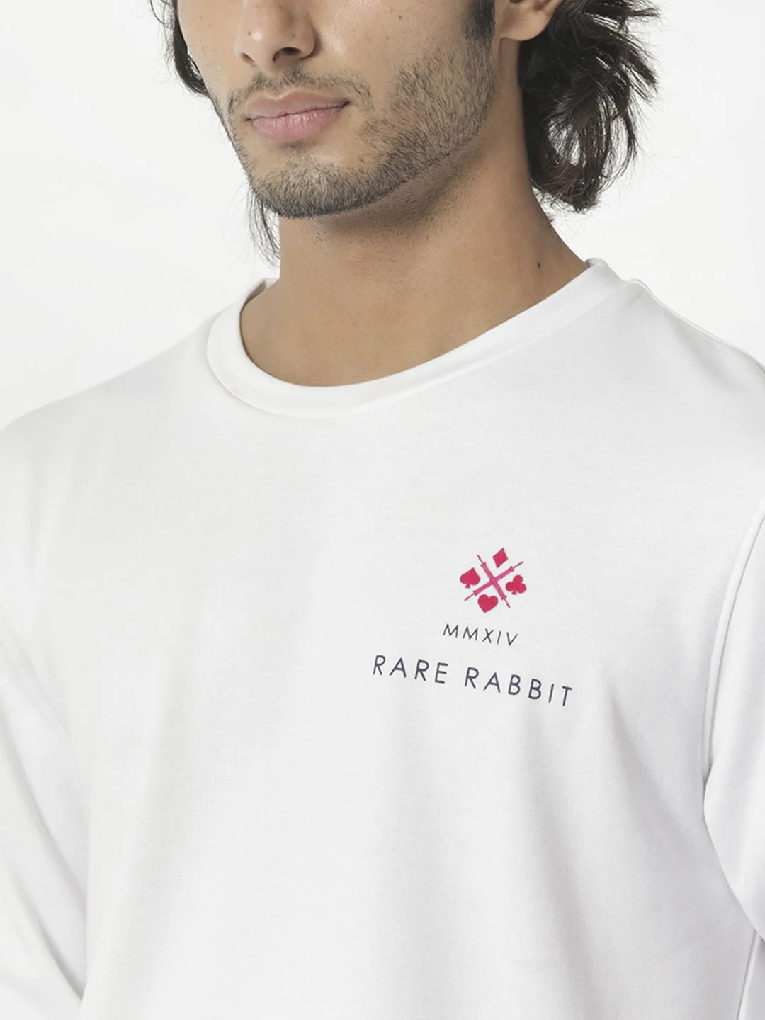 RARE RABBIT Men Cerdon Graphic Print Round Neck Sweatshirt - Image 2