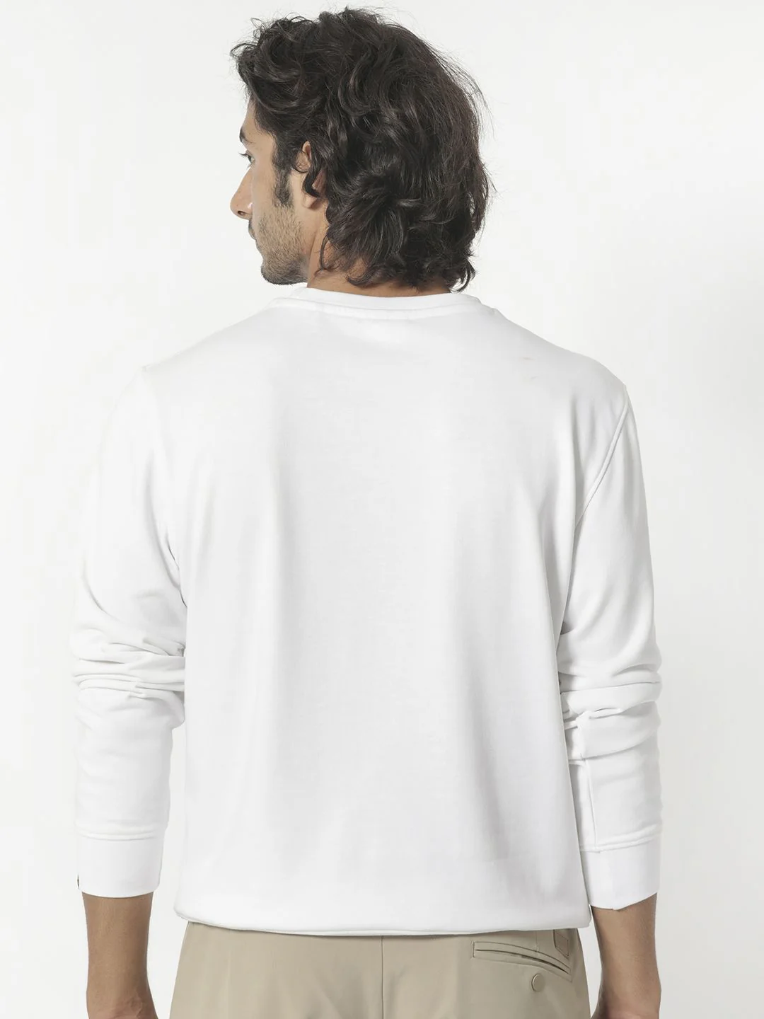 RARE RABBIT Men Cerdon Graphic Print Round Neck Sweatshirt - Image 4