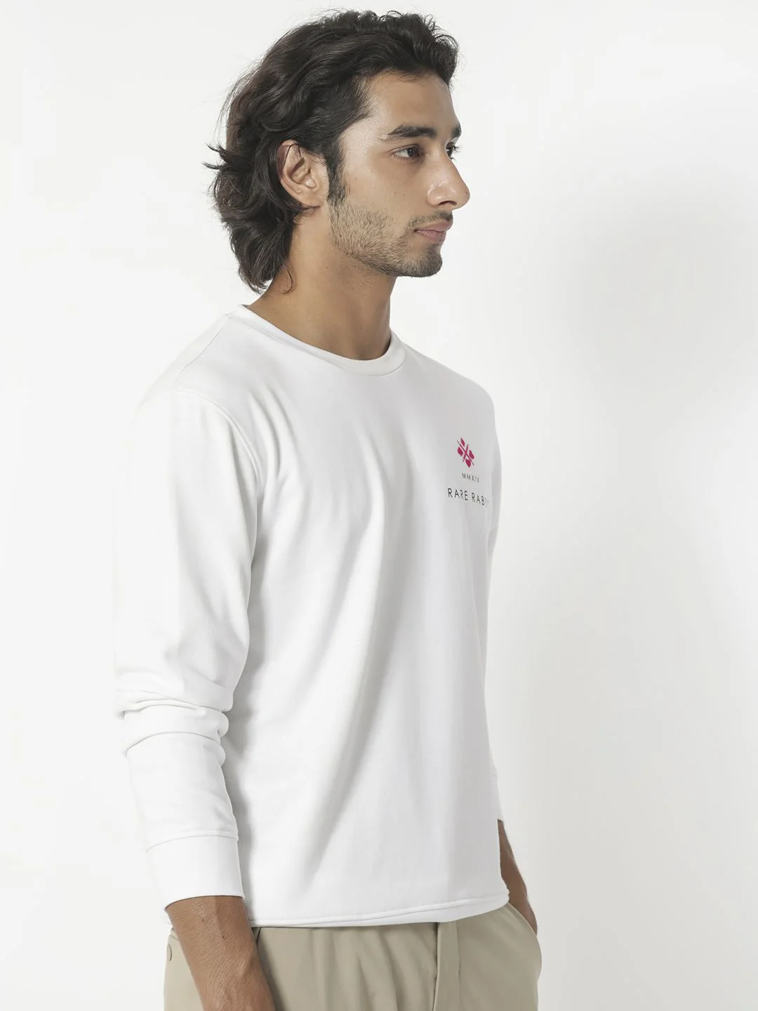RARE RABBIT Men Cerdon Graphic Print Round Neck Sweatshirt - Image 5