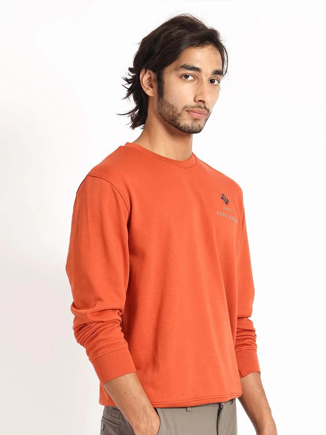 RARE RABBIT Men Cerdon Graphic Print Round Neck Sweatshirt - Image 3
