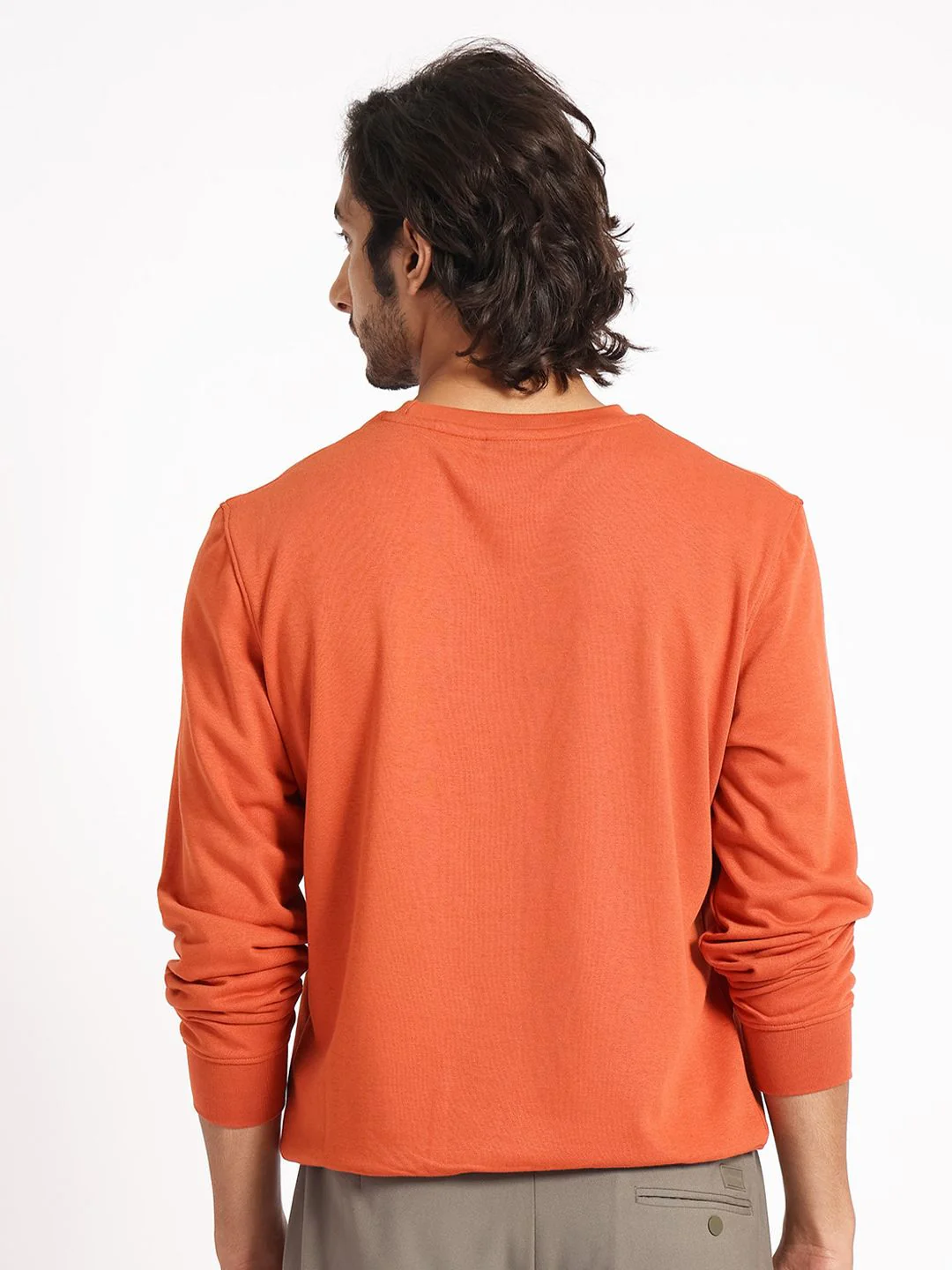 RARE RABBIT Men Cerdon Graphic Print Round Neck Sweatshirt - Image 4
