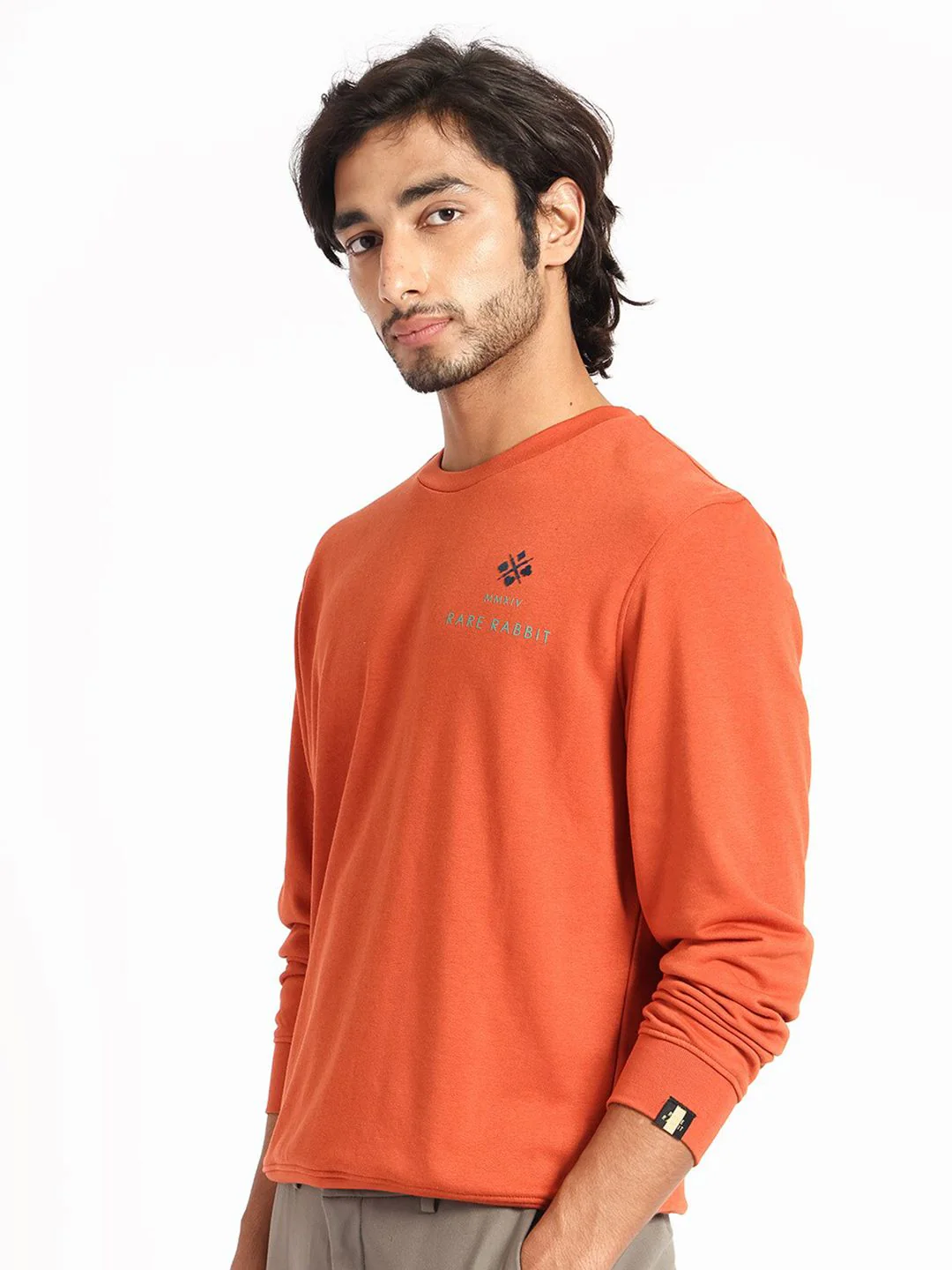 RARE RABBIT Men Cerdon Graphic Print Round Neck Sweatshirt - Image 5