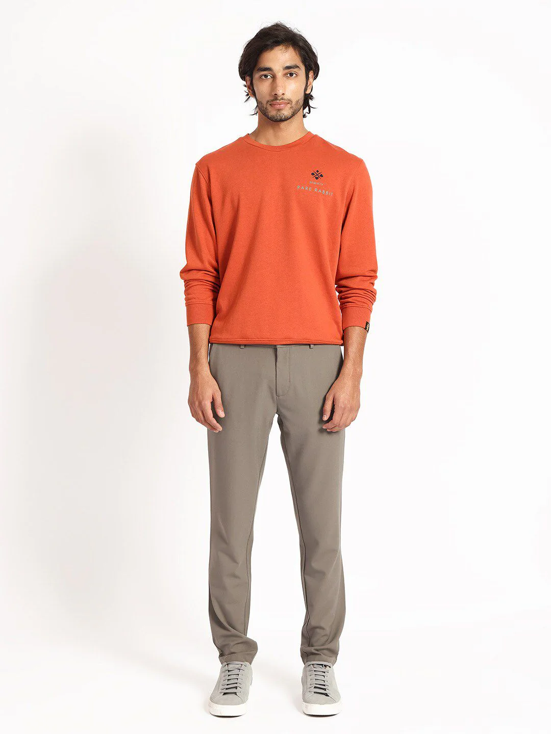 RARE RABBIT Men Cerdon Graphic Print Round Neck Sweatshirt - Image 6