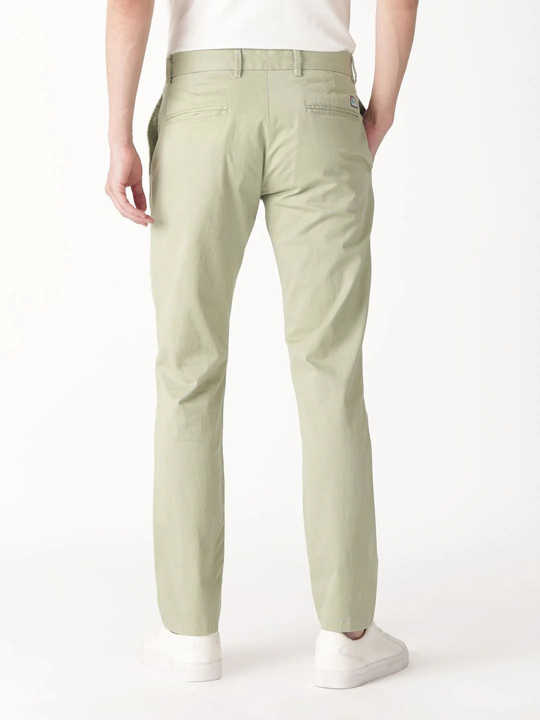 RARE RABBIT Men Clovet Cotton Slim Fit Mid-Rise Trouser - Image 5