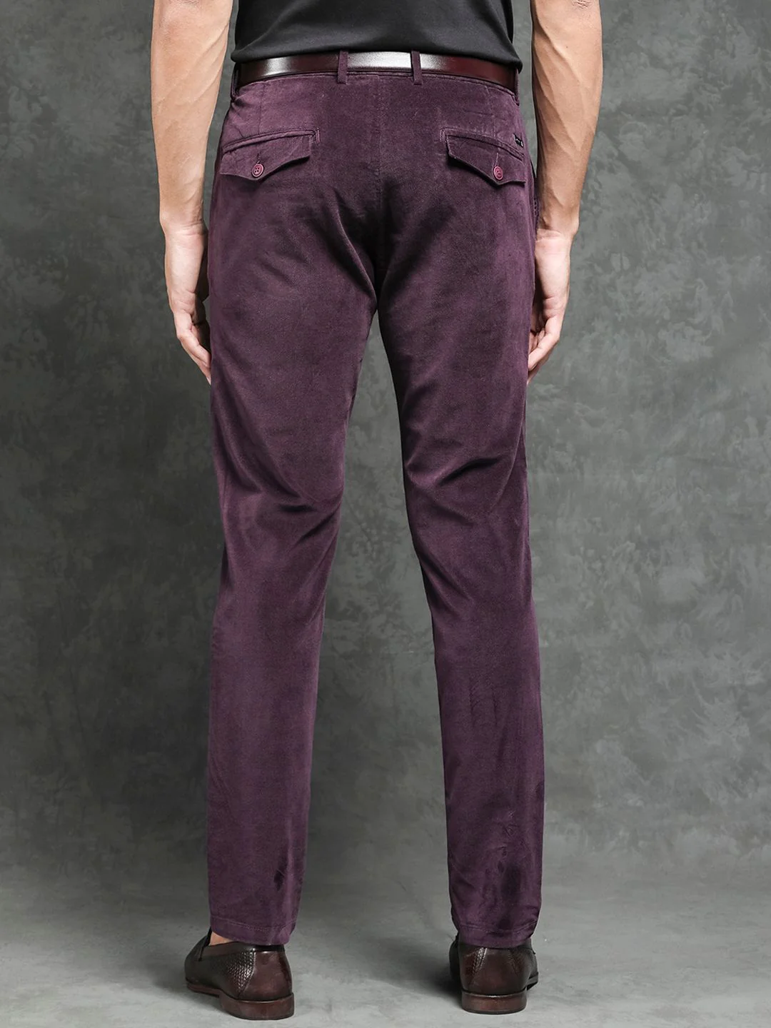 RARE RABBIT Men Cloy Mid-Rise Slim Fit Trouser - Image 5