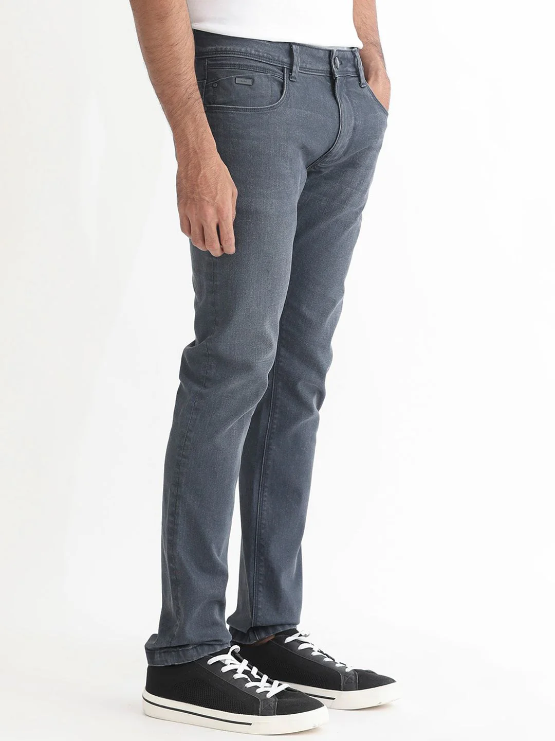 RARE RABBIT Men Colmer Slim Fit Mid-Rise Stretchable Jeans - Image 2