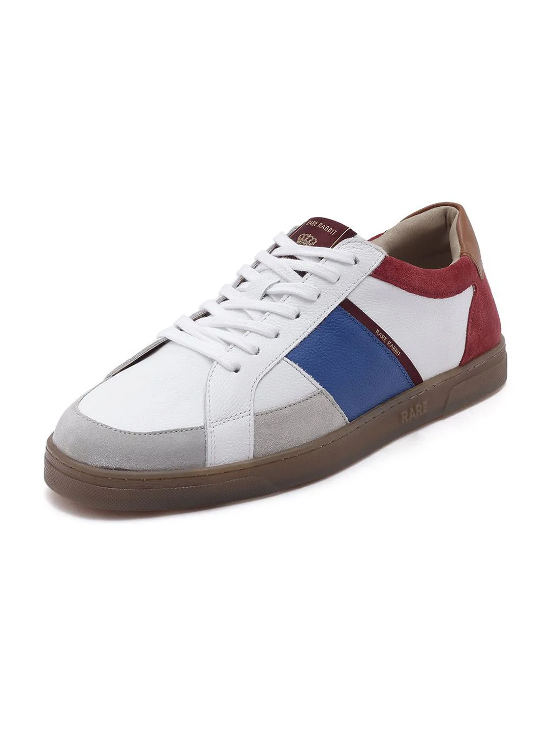 RARE RABBIT Men Colourblocked Leather Sneakers - Image 3