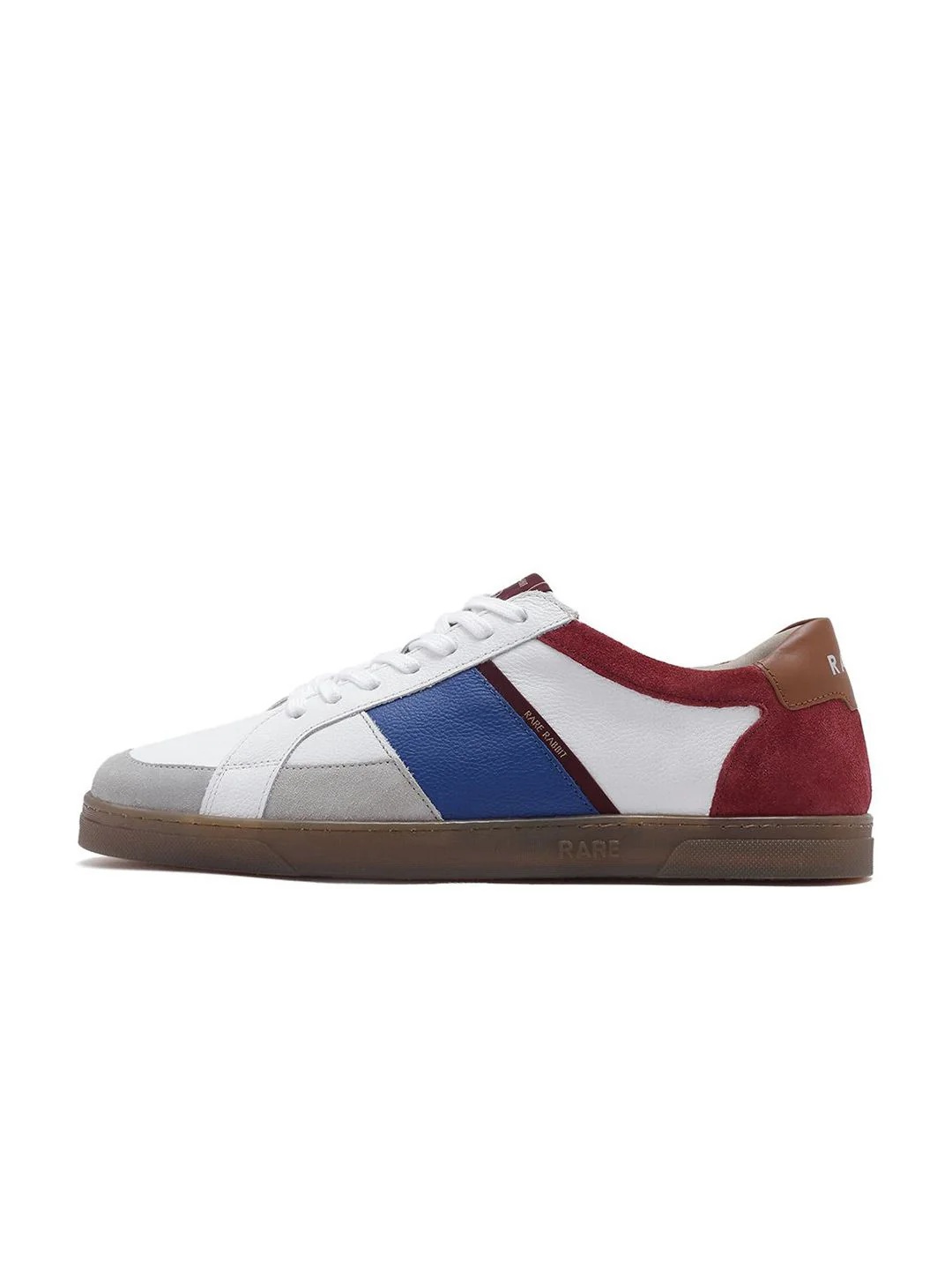 RARE RABBIT Men Colourblocked Leather Sneakers - Image 4