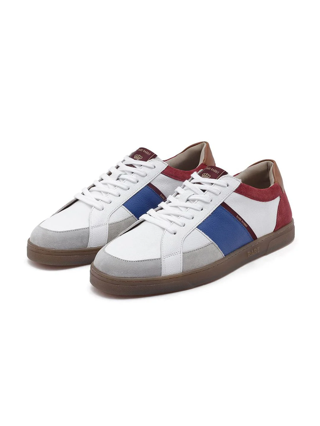 RARE RABBIT Men Colourblocked Leather Sneakers - Image 7