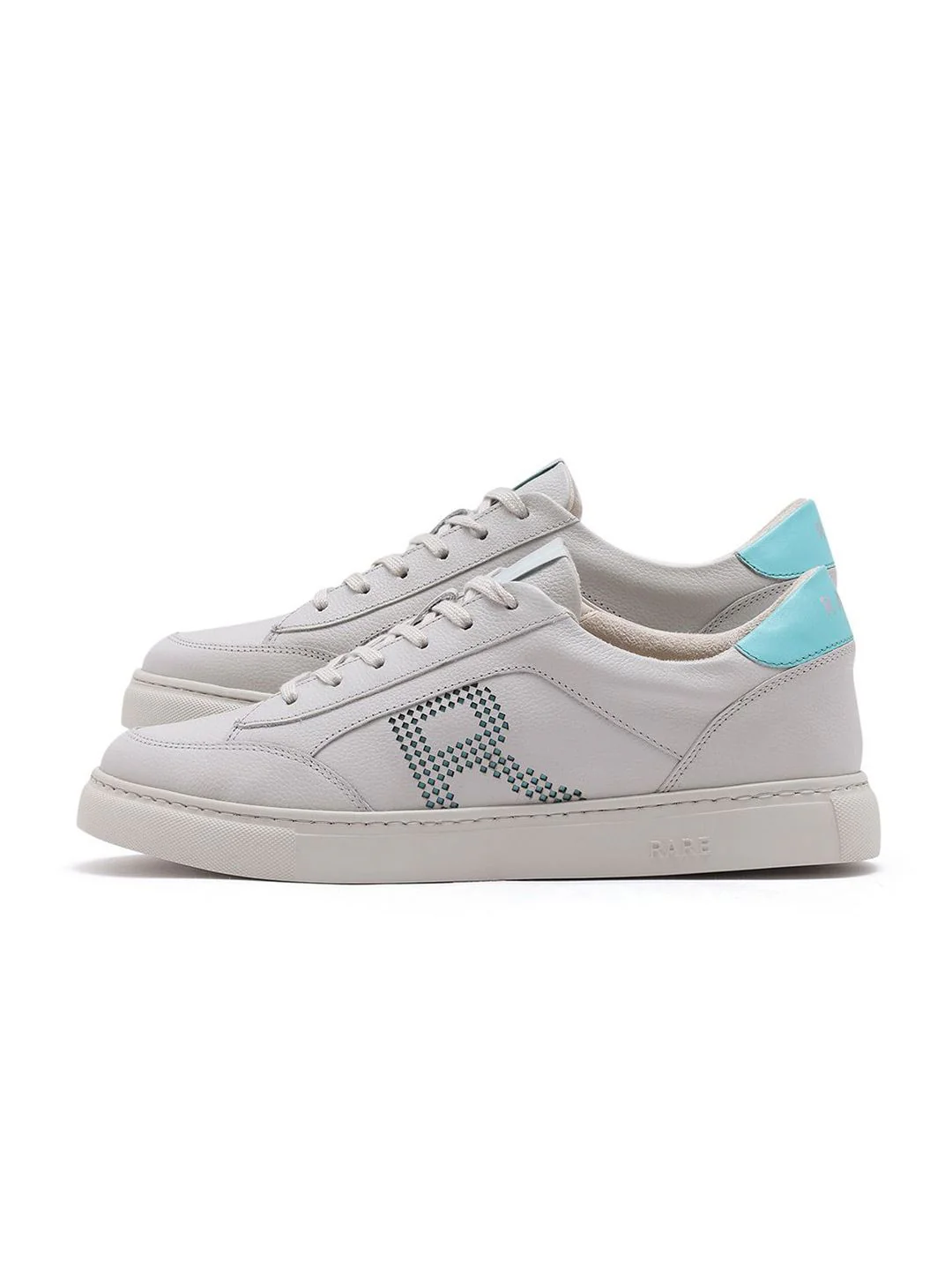 RARE RABBIT Men Colourblocked Leather Sneakers - Image 7
