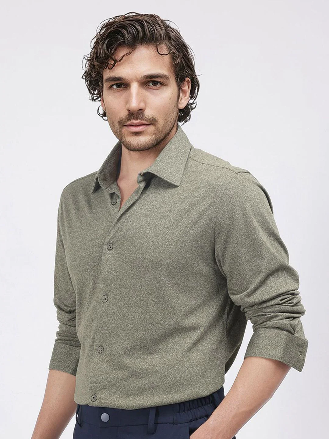 RARE RABBIT Men Comfort Opaque Casual Shirt - Image 5