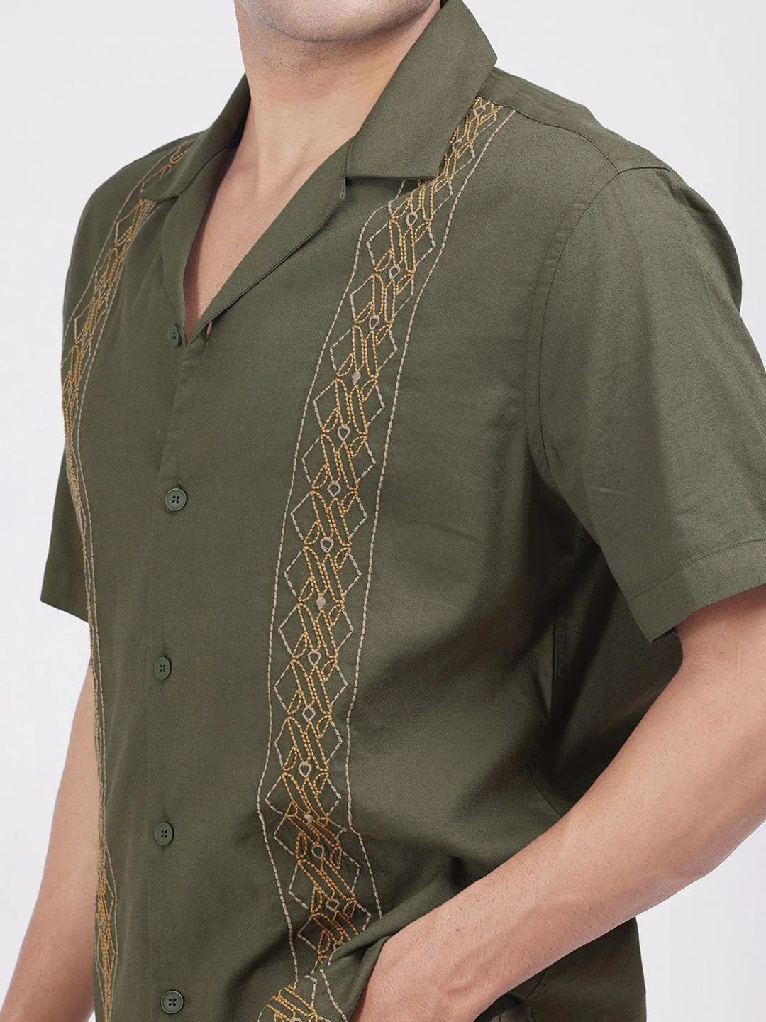 RARE RABBIT Men Comfort Opaque Casual Shirt - Image 2