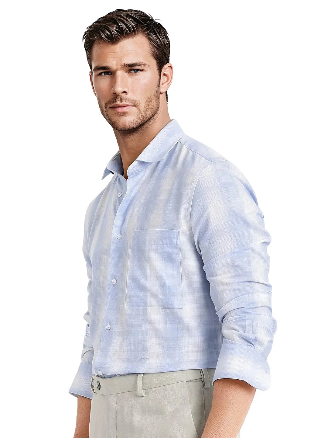 RARE RABBIT Men Cotton Comfort Opaque Casual Shirt - Image 5