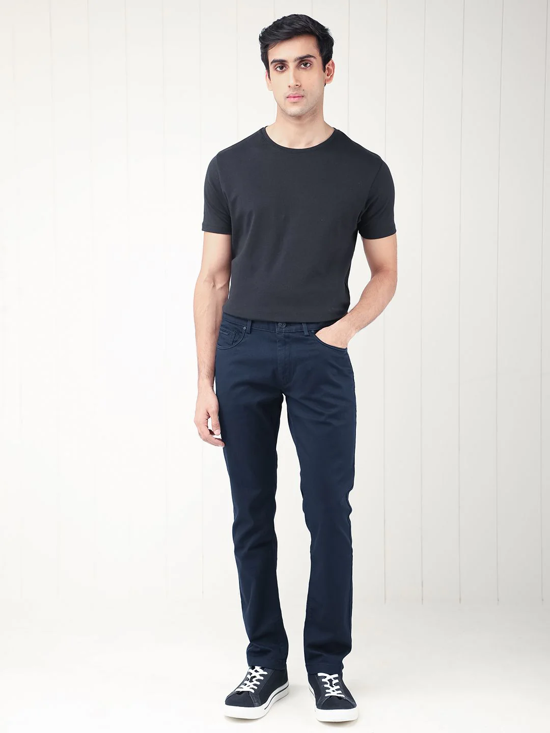 RARE RABBIT Men Cotton Slim Fit Jeans - Image 4