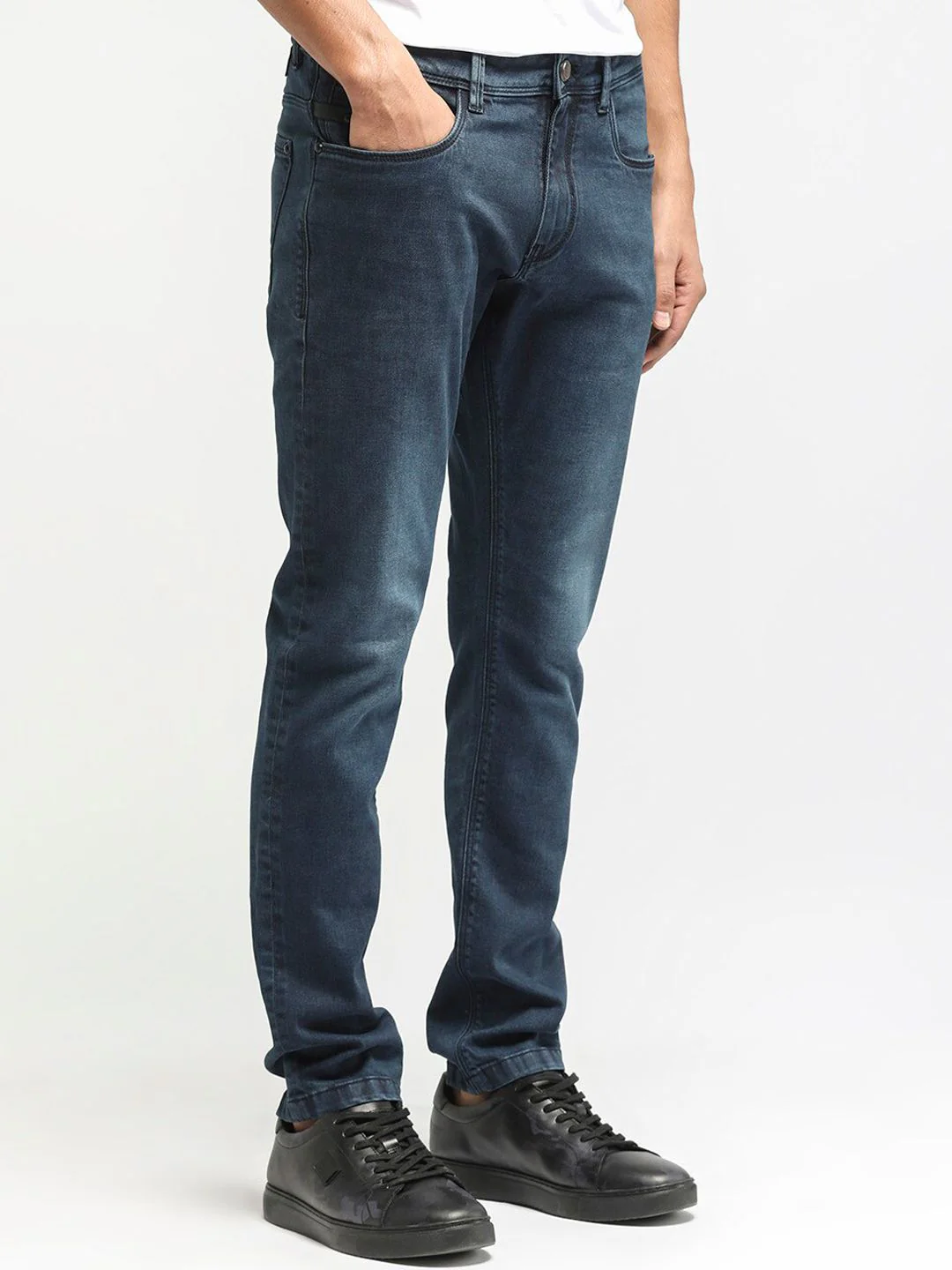 RARE RABBIT Men Diep Slim Fit Cotton Jeans - Image 2