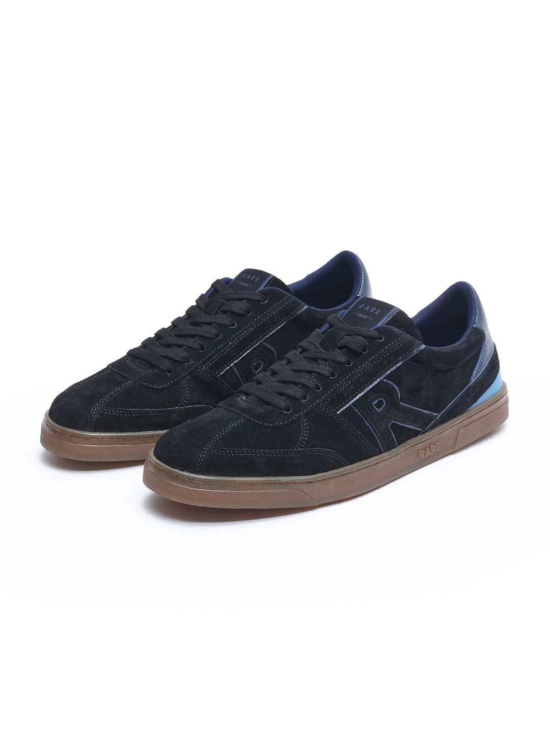 RARE RABBIT Men Duai Black Colourblocked Sneakers - Image 7