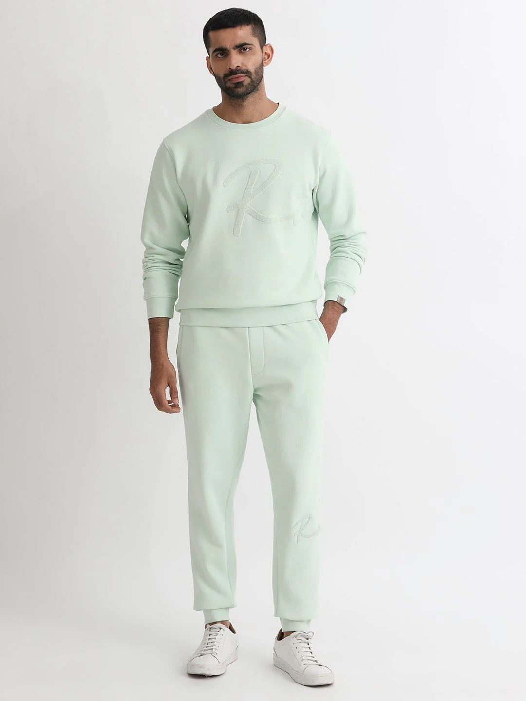 RARE RABBIT Men East Round Neck Sweatshirt - Image 6