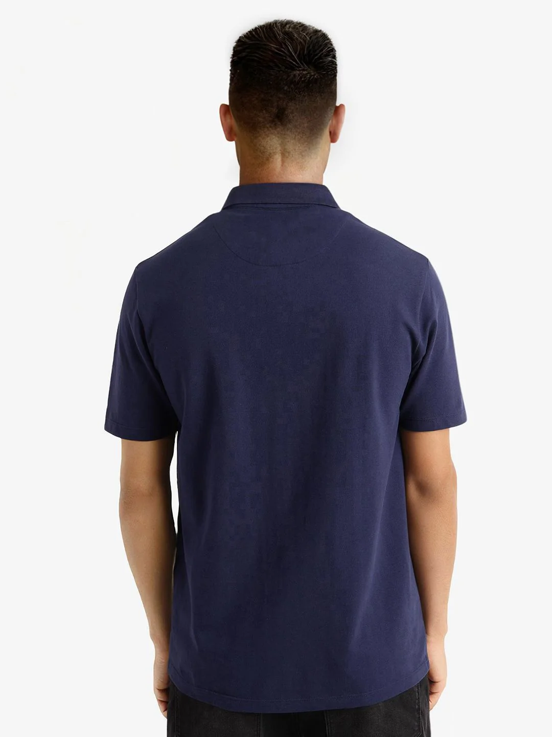 RARE RABBIT Men Floral Printed Polo Collar Cotton T-shirt - Image 4
