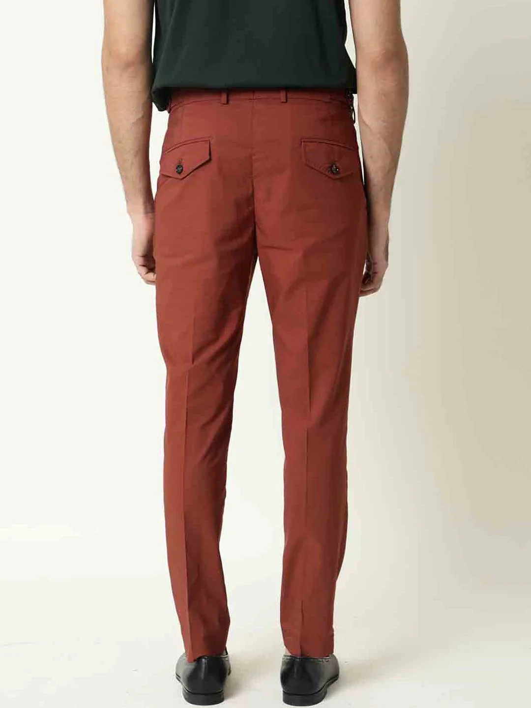 RARE RABBIT Men Glak Mid Rise Slim Fit Trouser - Image 2