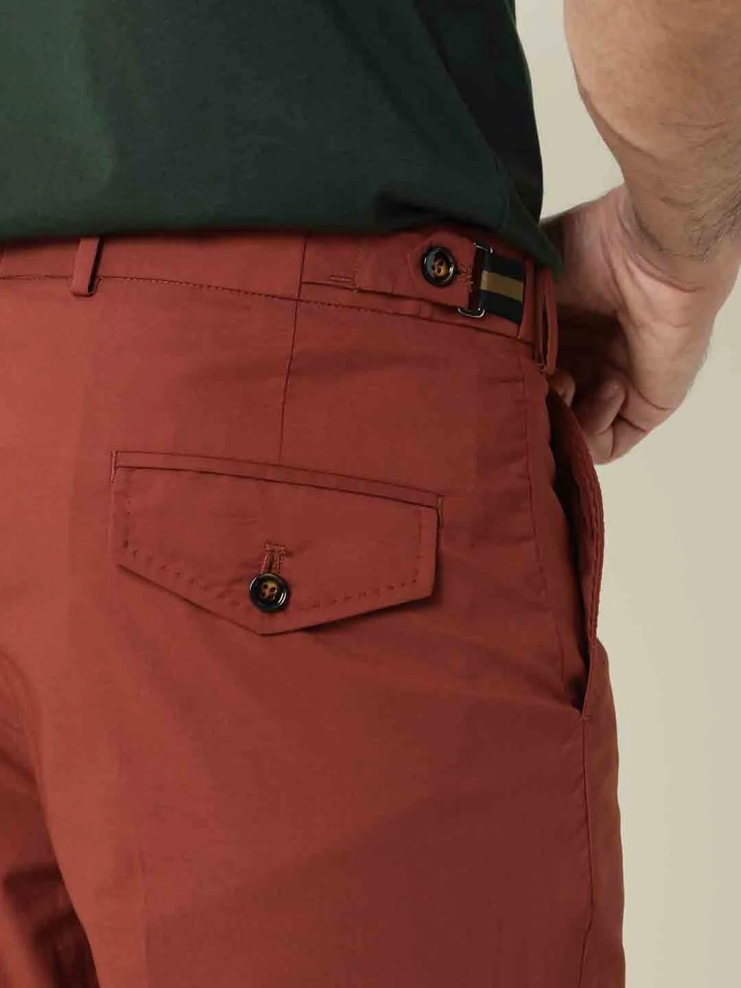 RARE RABBIT Men Glak Mid Rise Slim Fit Trouser - Image 4