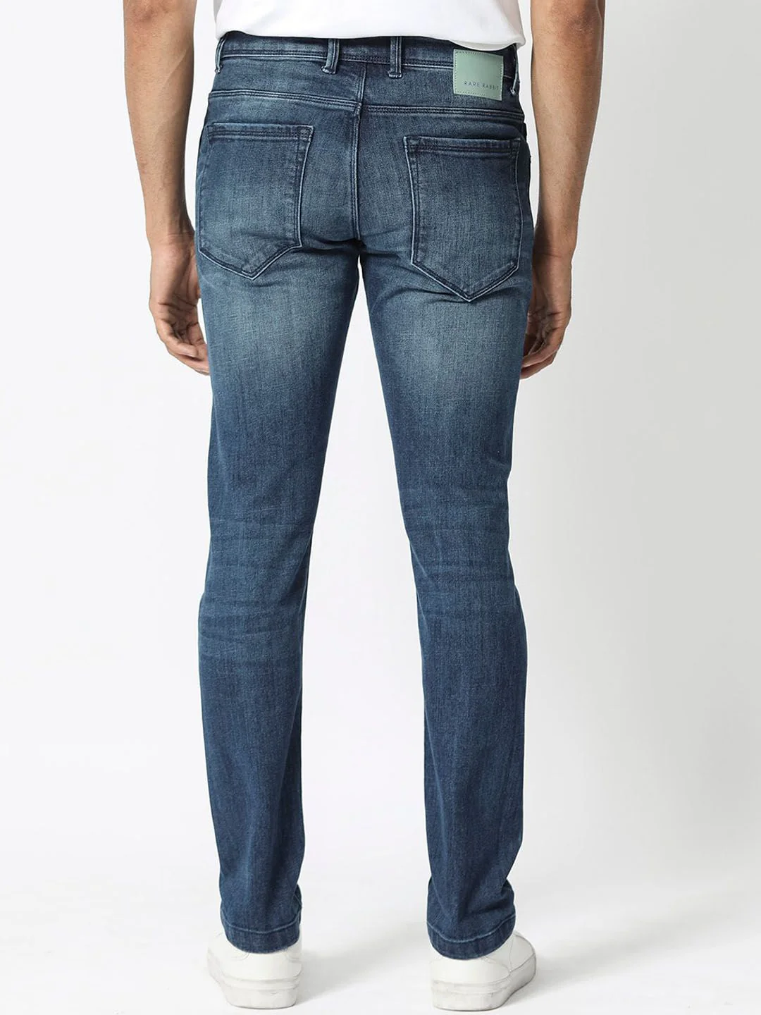 RARE RABBIT Men Hawkins Slim Fit Mid-Rise Stretchable Jeans - Image 4
