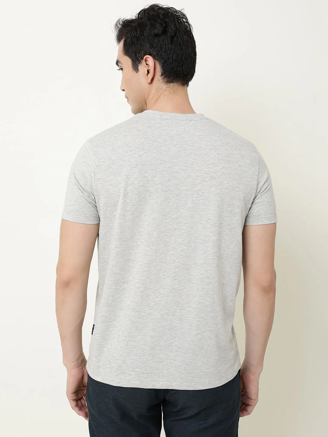 RARE RABBIT Men I Am Typography Printed Slim Fit T-Shirt - Image 4