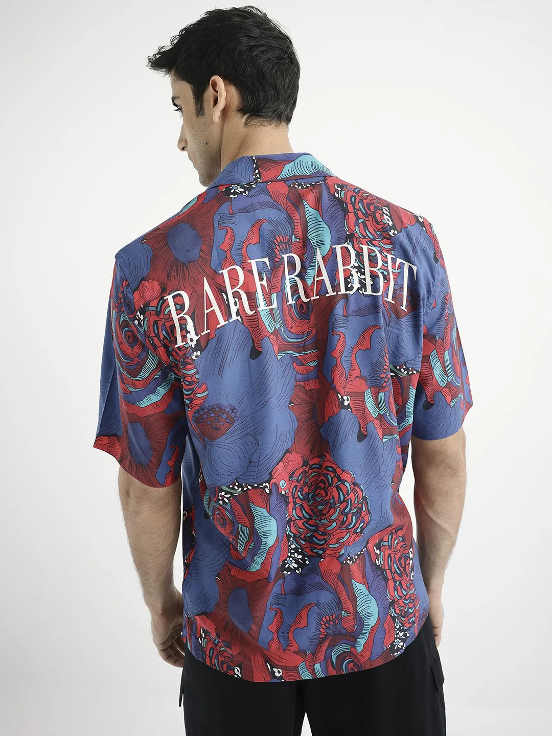 RARE RABBIT Men Junee Boxy Floral Opaque Printed Shirt - Image 7