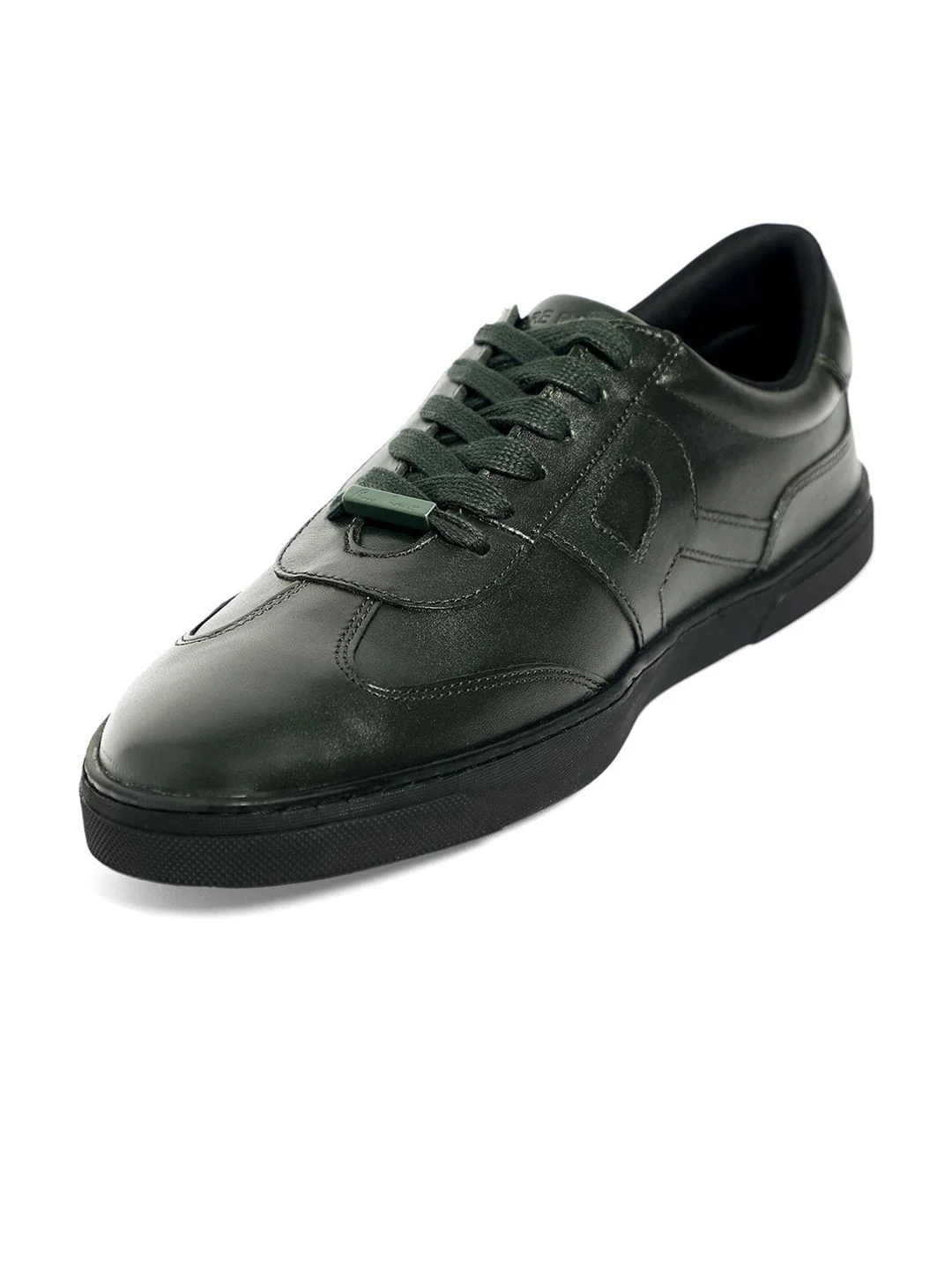 RARE RABBIT Men Merc Textured Leather Sneakers - Image 3