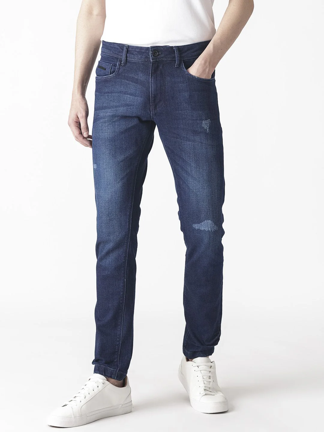 RARE RABBIT Men Movado Mid-Rise Slim Fit Jeans - Image 2