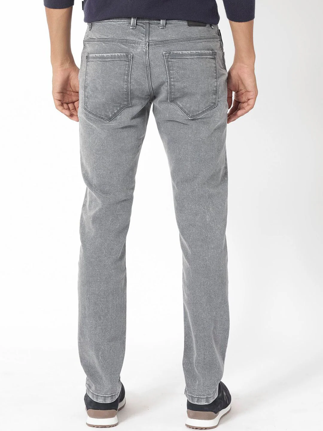RARE RABBIT Men Nater Slim Fit Mid-Rise Cotton Stretchable Jeans - Image 4