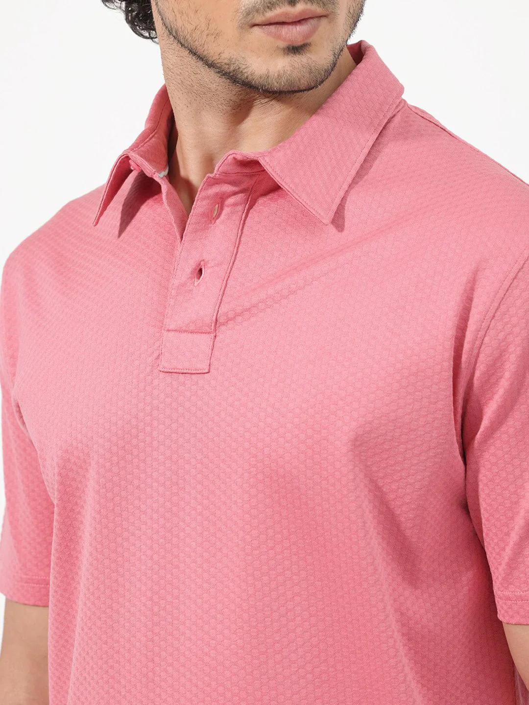 RARE RABBIT Men Nielson Regular Fit Polo Collar T-Shirt - Image 2