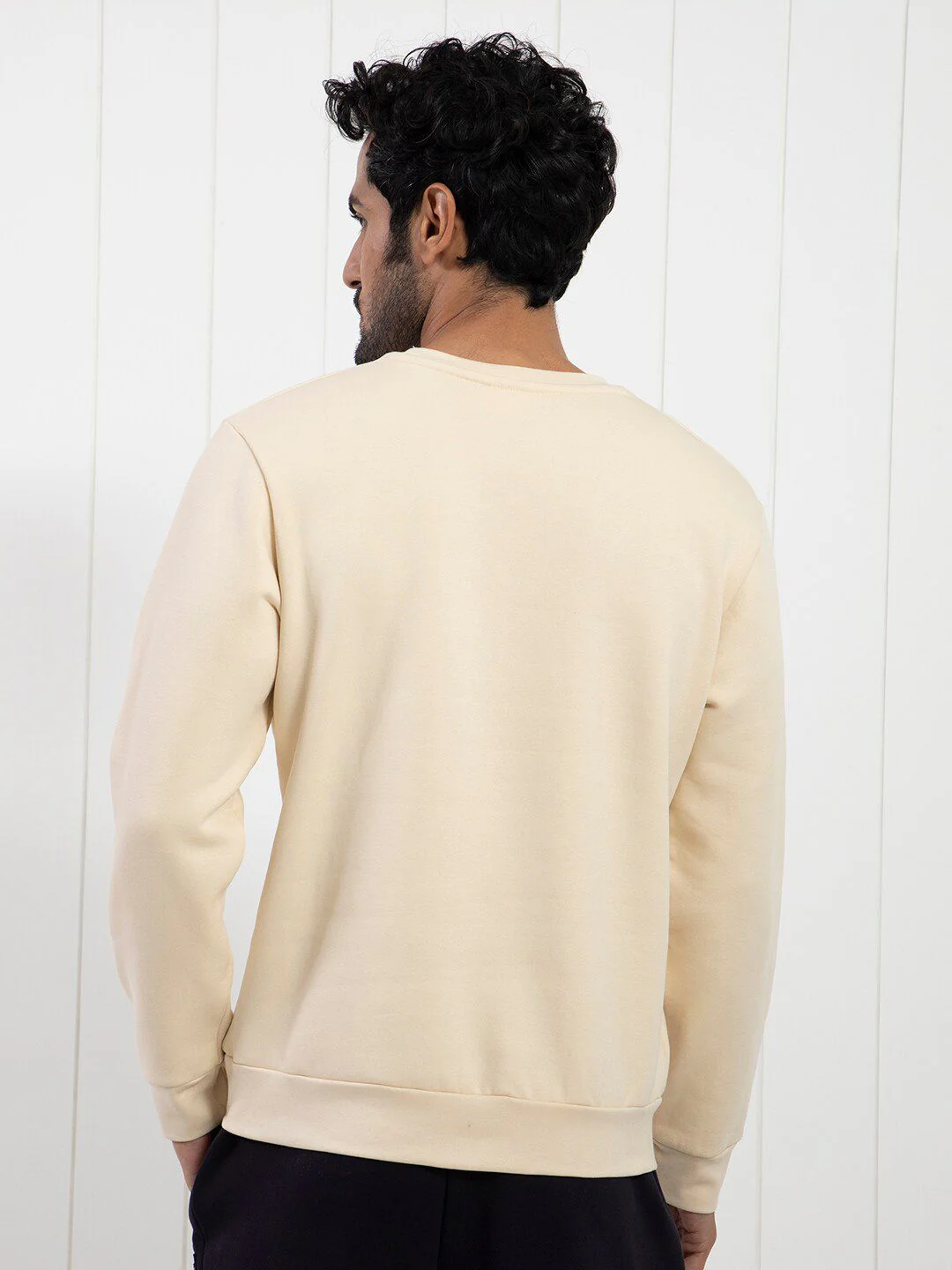 RARE RABBIT Men Nomic Logo Print Sweatshirt - Image 4