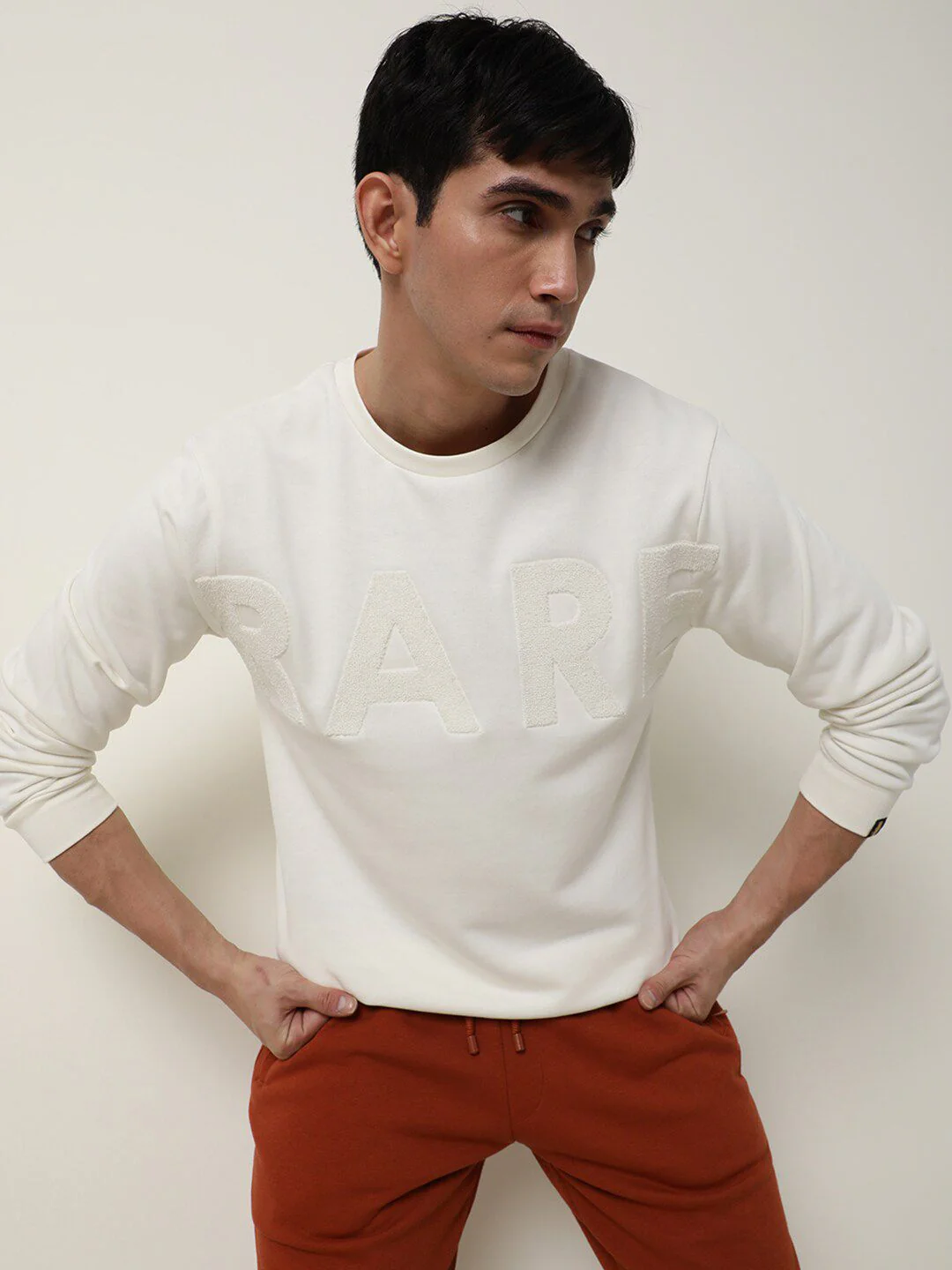 RARE RABBIT Men Norman Slim Fit Sweatshirt - Image 6