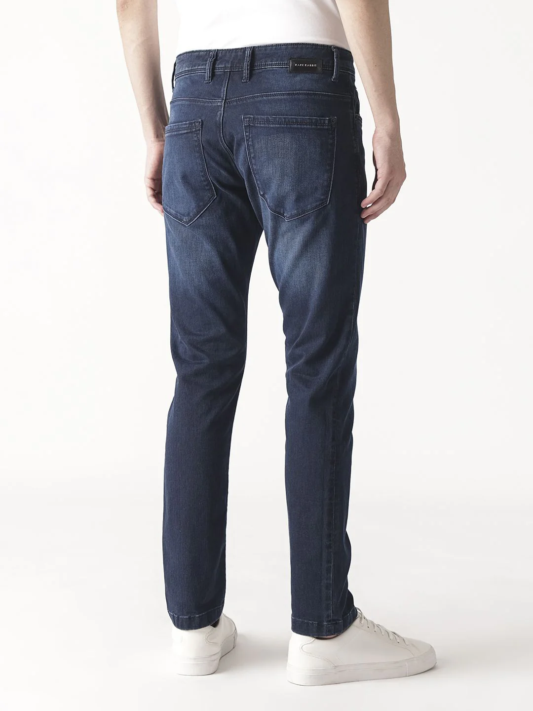 RARE RABBIT Men Oeko Mid-Rise Slim Fit Jeans - Image 6