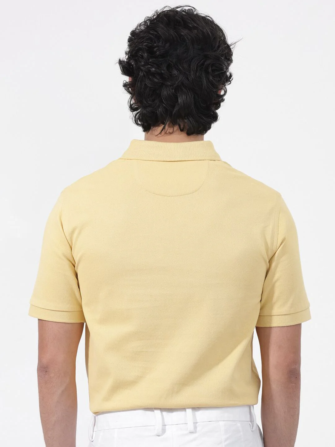 RARE RABBIT Men Paret-Bright Regular Fit Polo Collar Cotton T-Shirt - Image 4