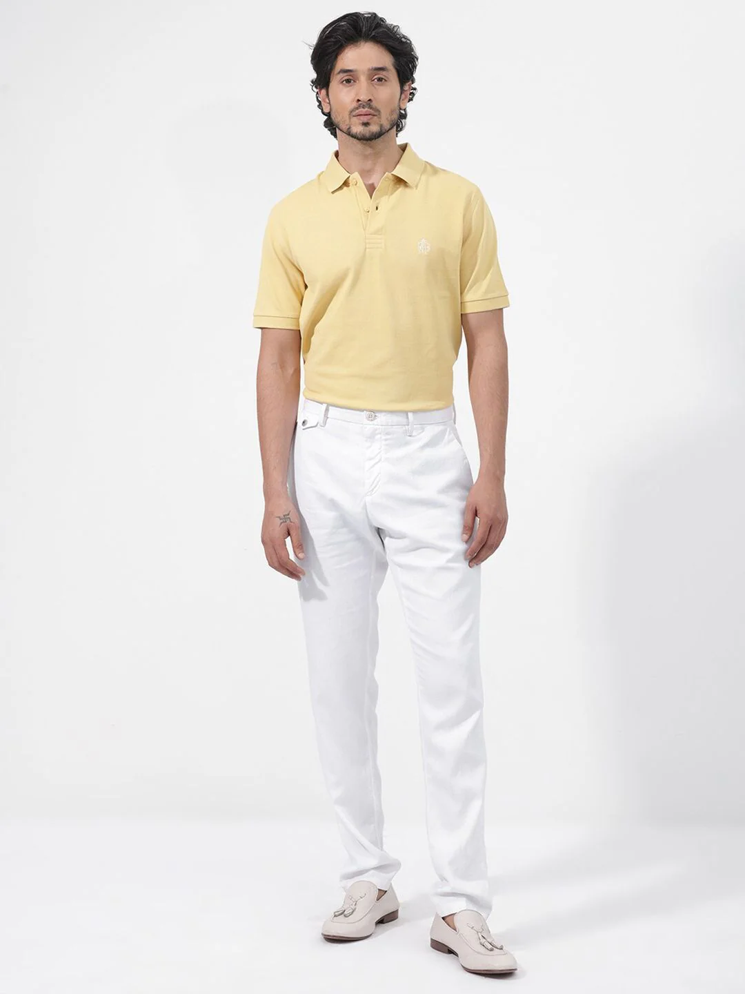 RARE RABBIT Men Paret-Bright Regular Fit Polo Collar Cotton T-Shirt - Image 6
