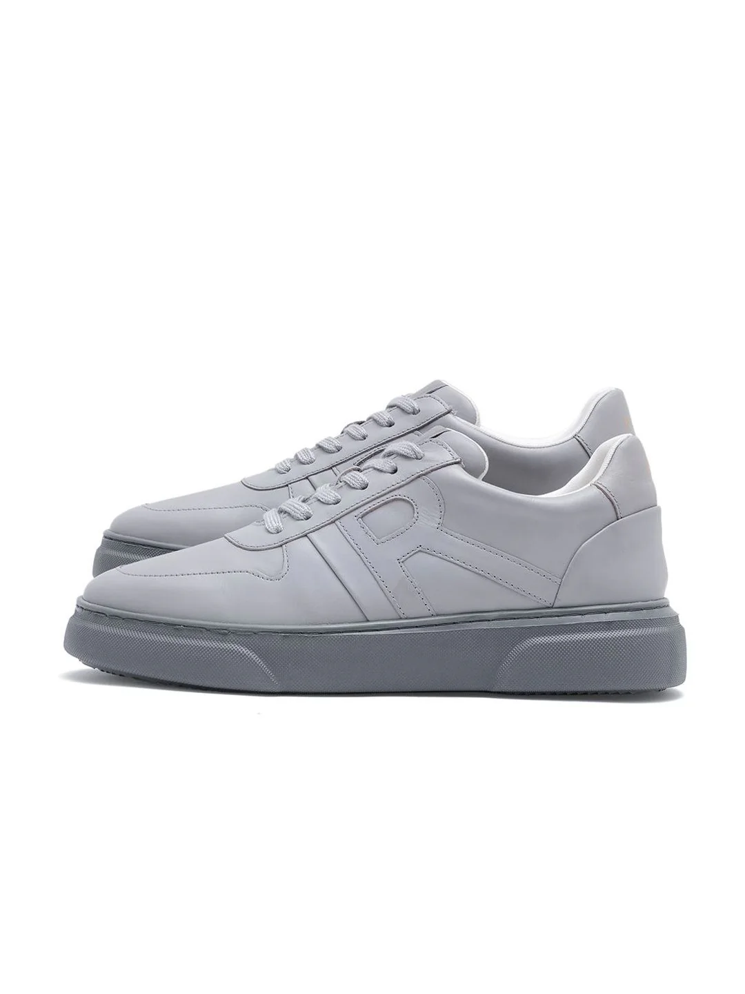 RARE RABBIT Men Perforations Leather Sneakers - Image 3