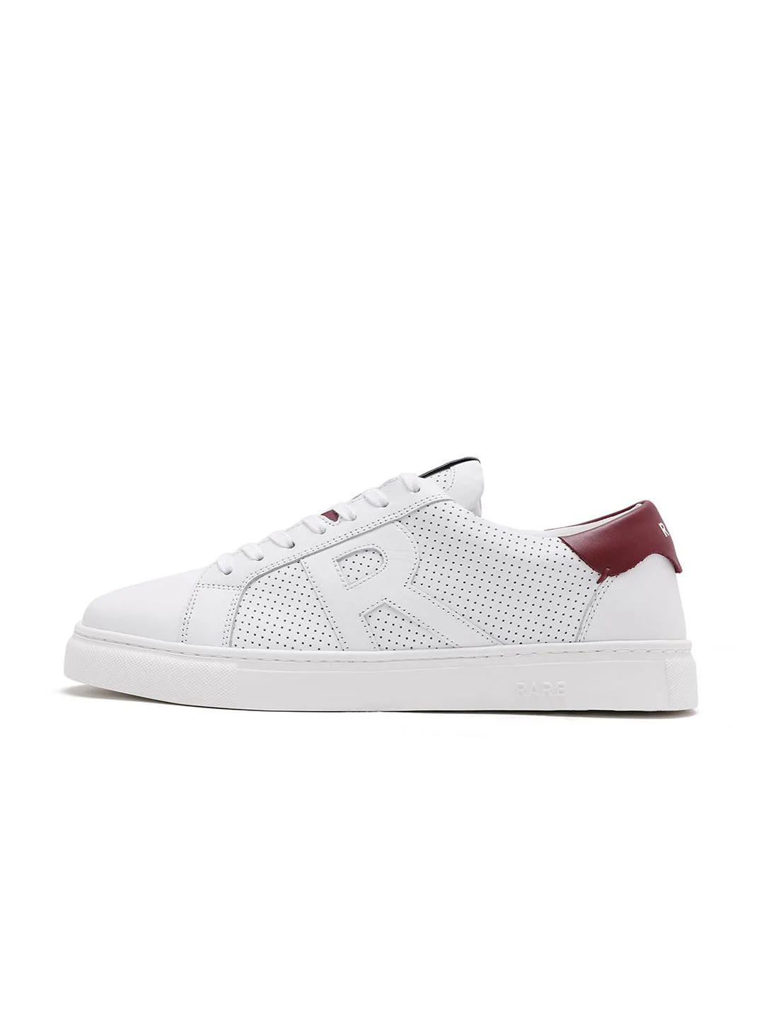RARE RABBIT Men Perforations Leather Sneakers - Image 5
