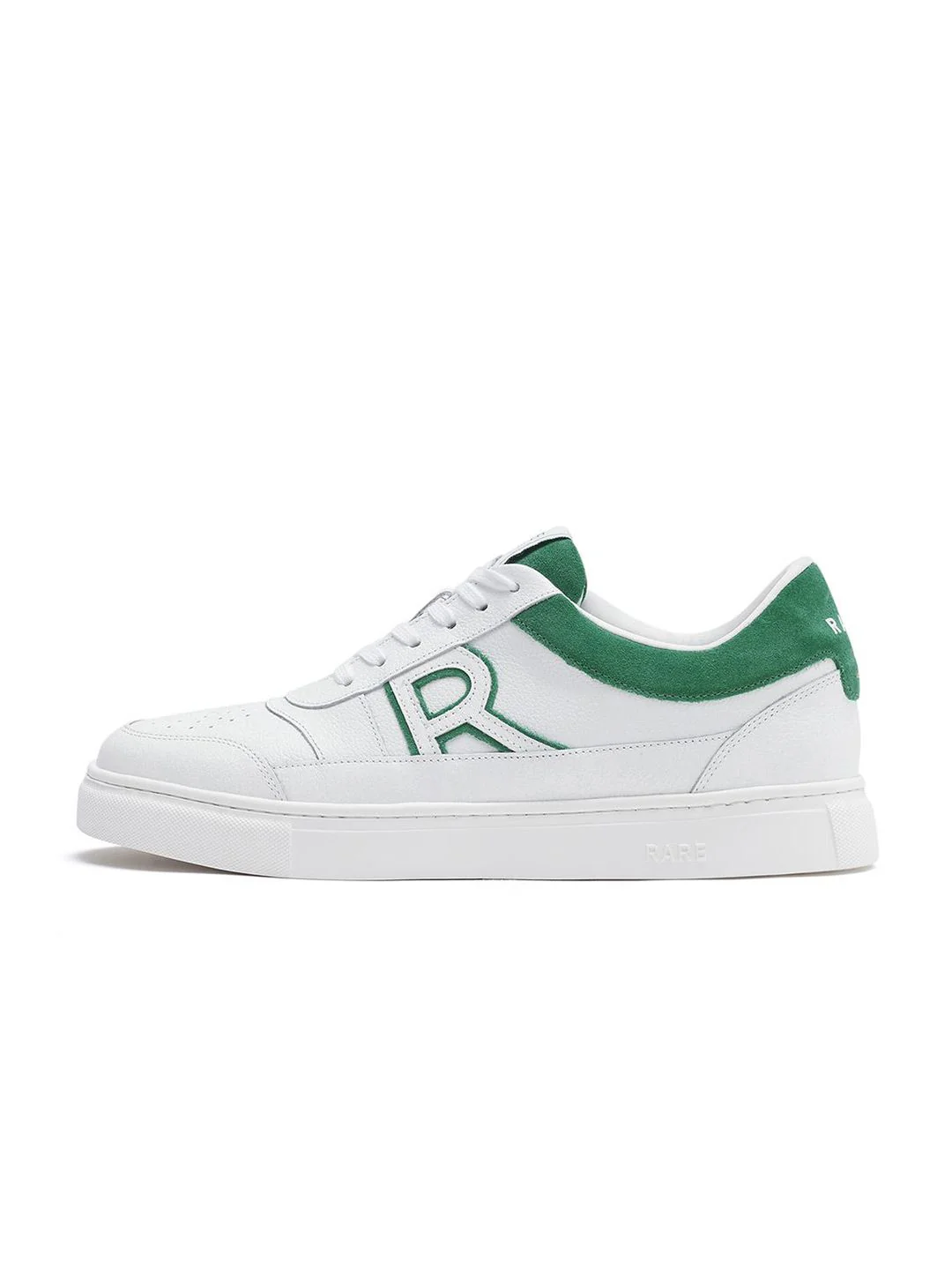 RARE RABBIT Men Perforations Leather Sneakers - Image 5