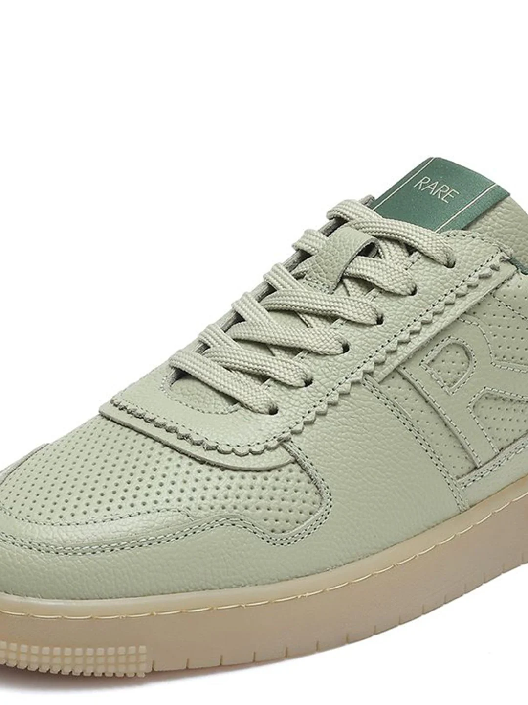 RARE RABBIT Men Perforations Leather Sneakers - Image 4