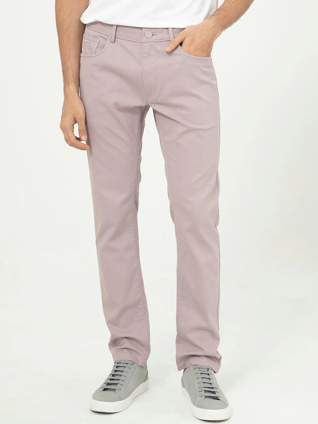 RARE RABBIT Men Poke-2 Mid-Rise Slim Fit Cotton Chino Trouser - Image 6