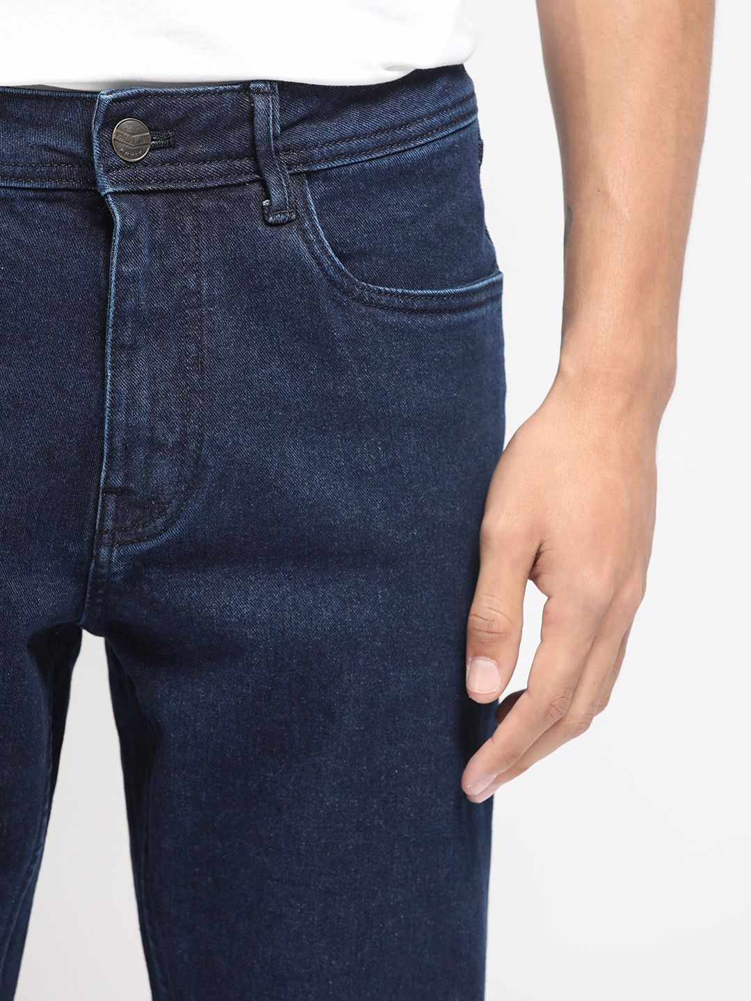 RARE RABBIT Men Polin Regular Fit Stretchable Jeans - Image 7