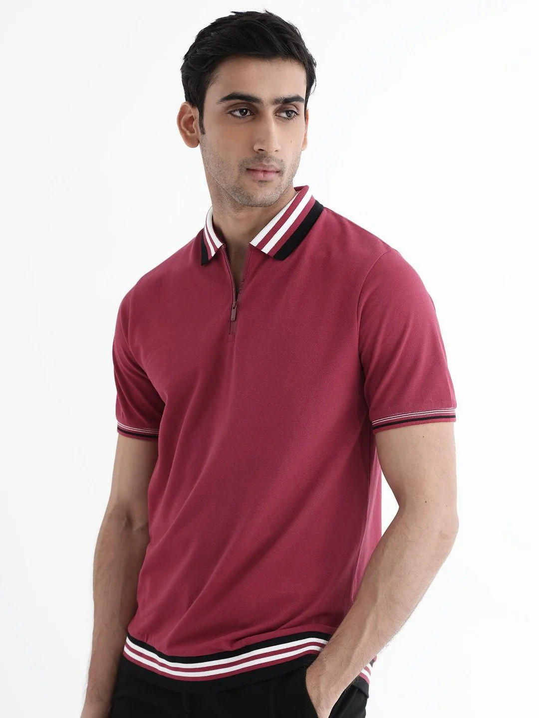 RARE RABBIT Men Polo Collar Regular Fit T-shirt - Image 11