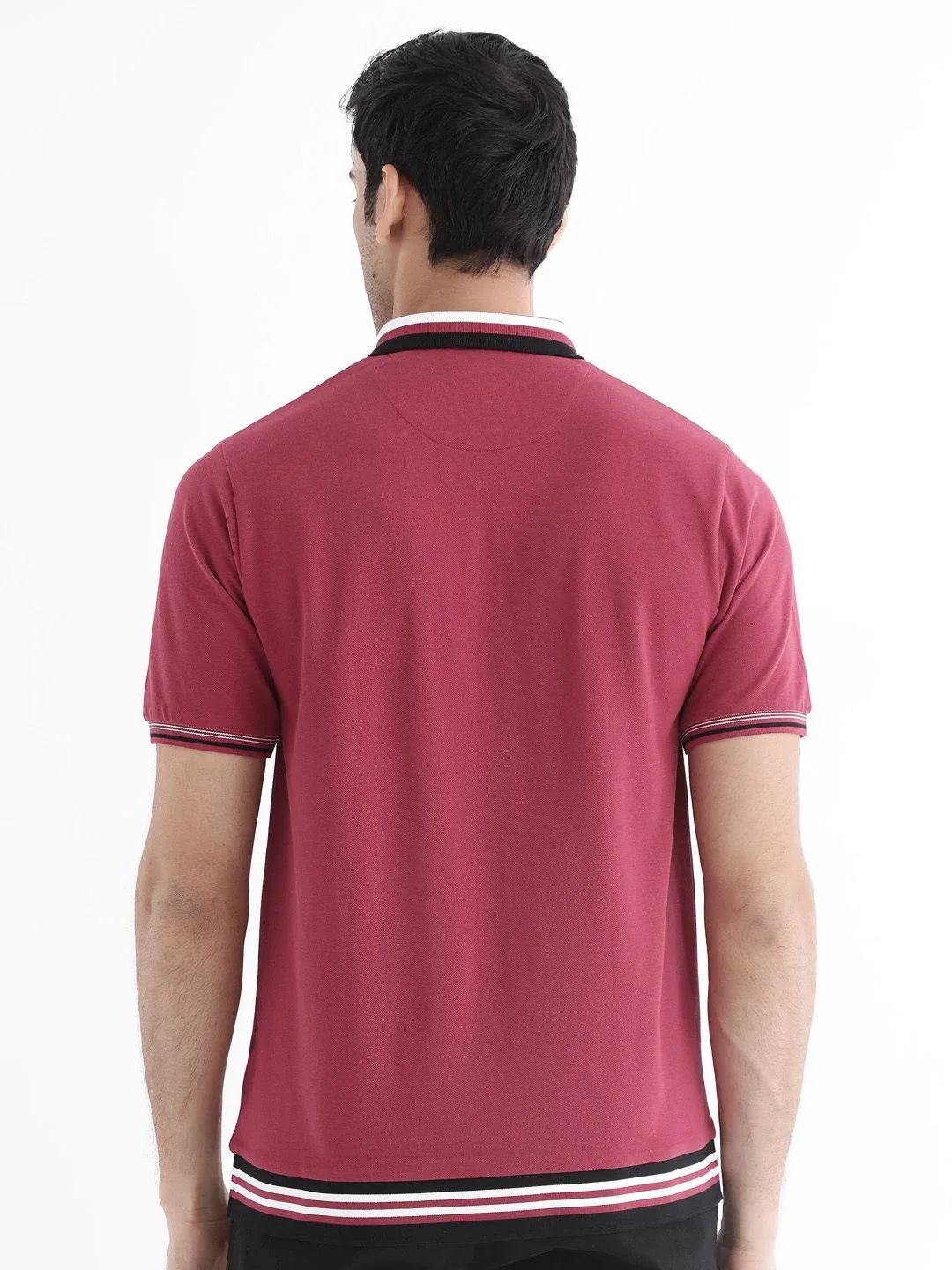 RARE RABBIT Men Polo Collar Regular Fit T-shirt - Image 12