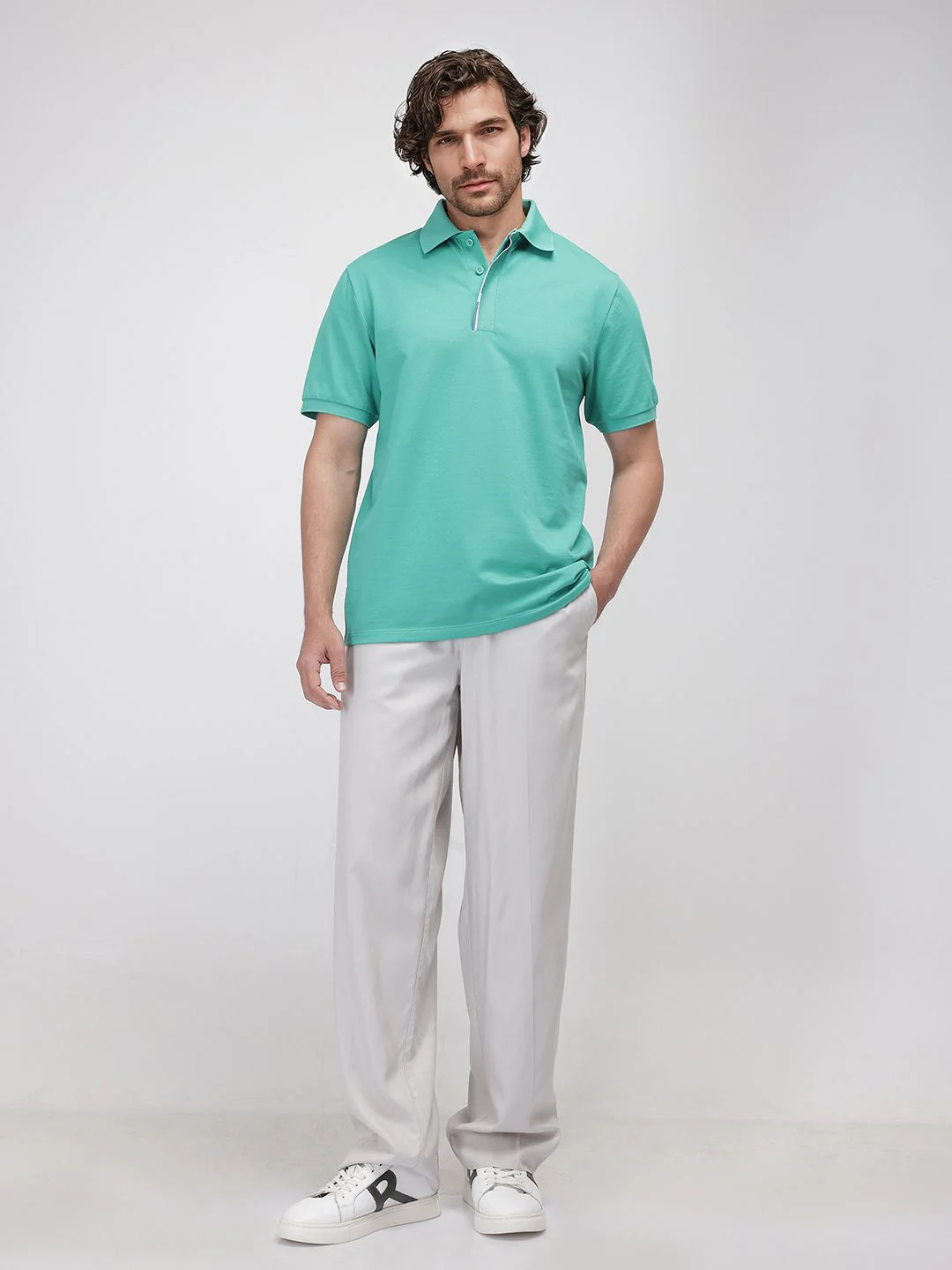RARE RABBIT Men Polo Collar T-shirt - Image 6