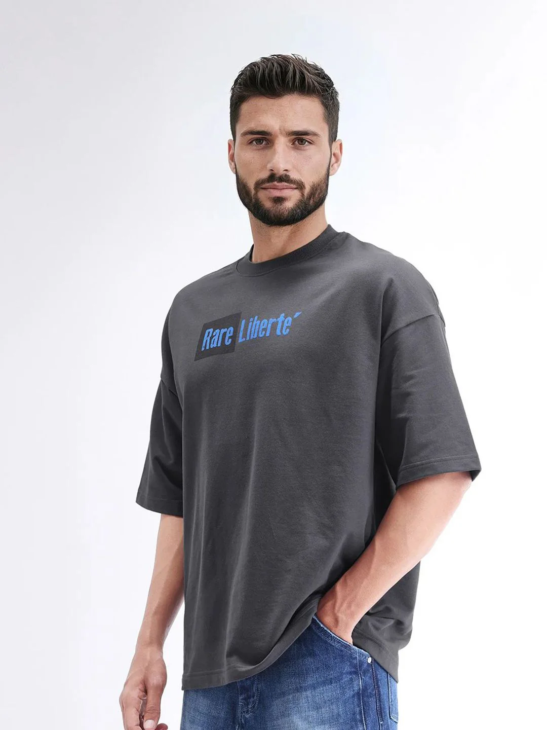 RARE RABBIT Men Printed T-shirt - Image 4