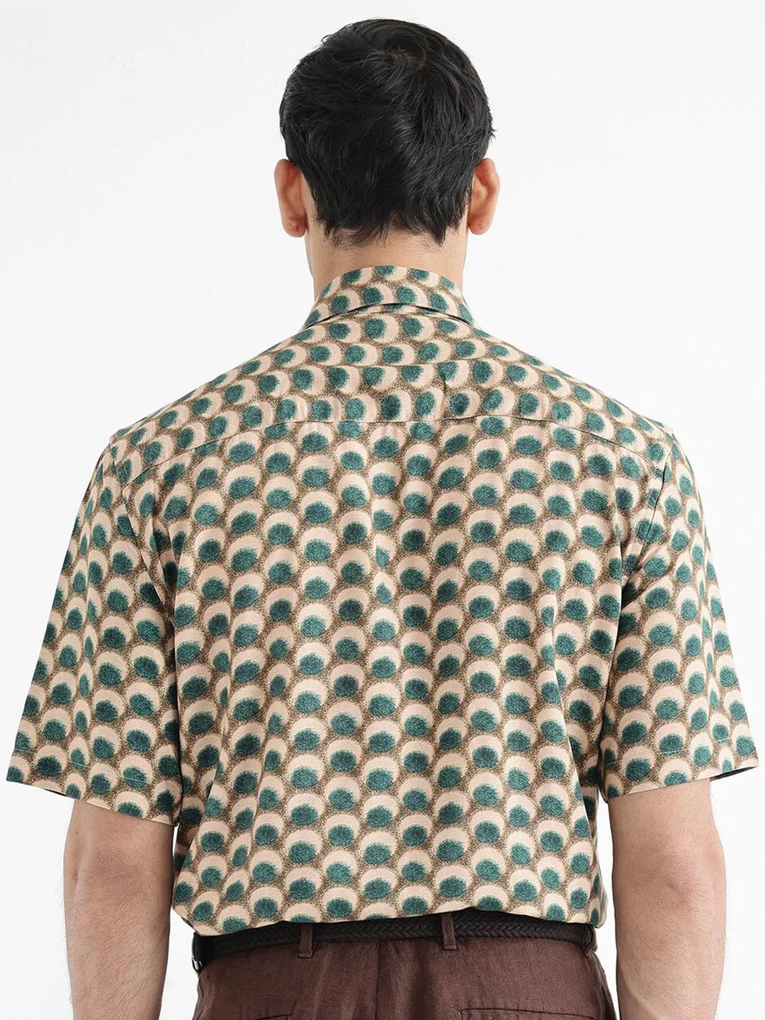 RARE RABBIT Men Printed Tokai Regular Fit Opaque Shirt - Image 4
