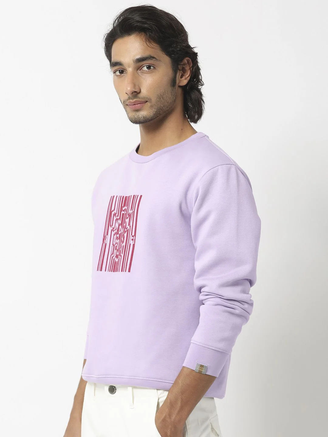 RARE RABBIT Men Pysde Graphic Print Logo Sweatshirt - Image 3