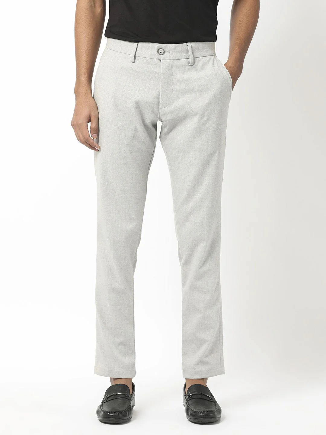 RARE RABBIT Men Regular Fit Mid-Rise Casual Trousers - Image 7